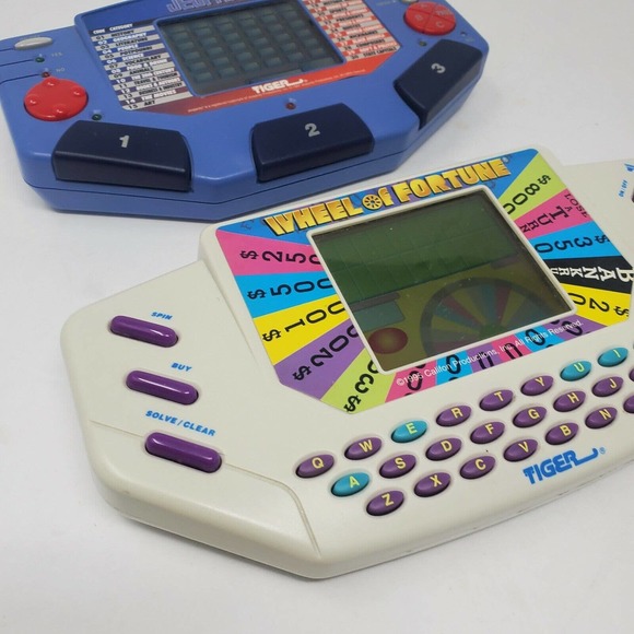 Wheel of Fortune & Jeopardy Handheld Games 1995 2001 Tiger Electronics - Picture 5 of 6
